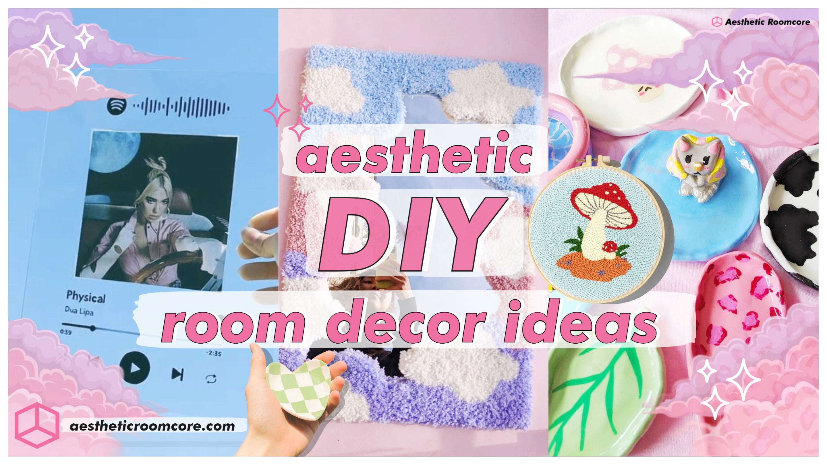 Kawaii Room Decor Aesthetic, Cute Pink Aesthetic Room Decor For Teen Girls