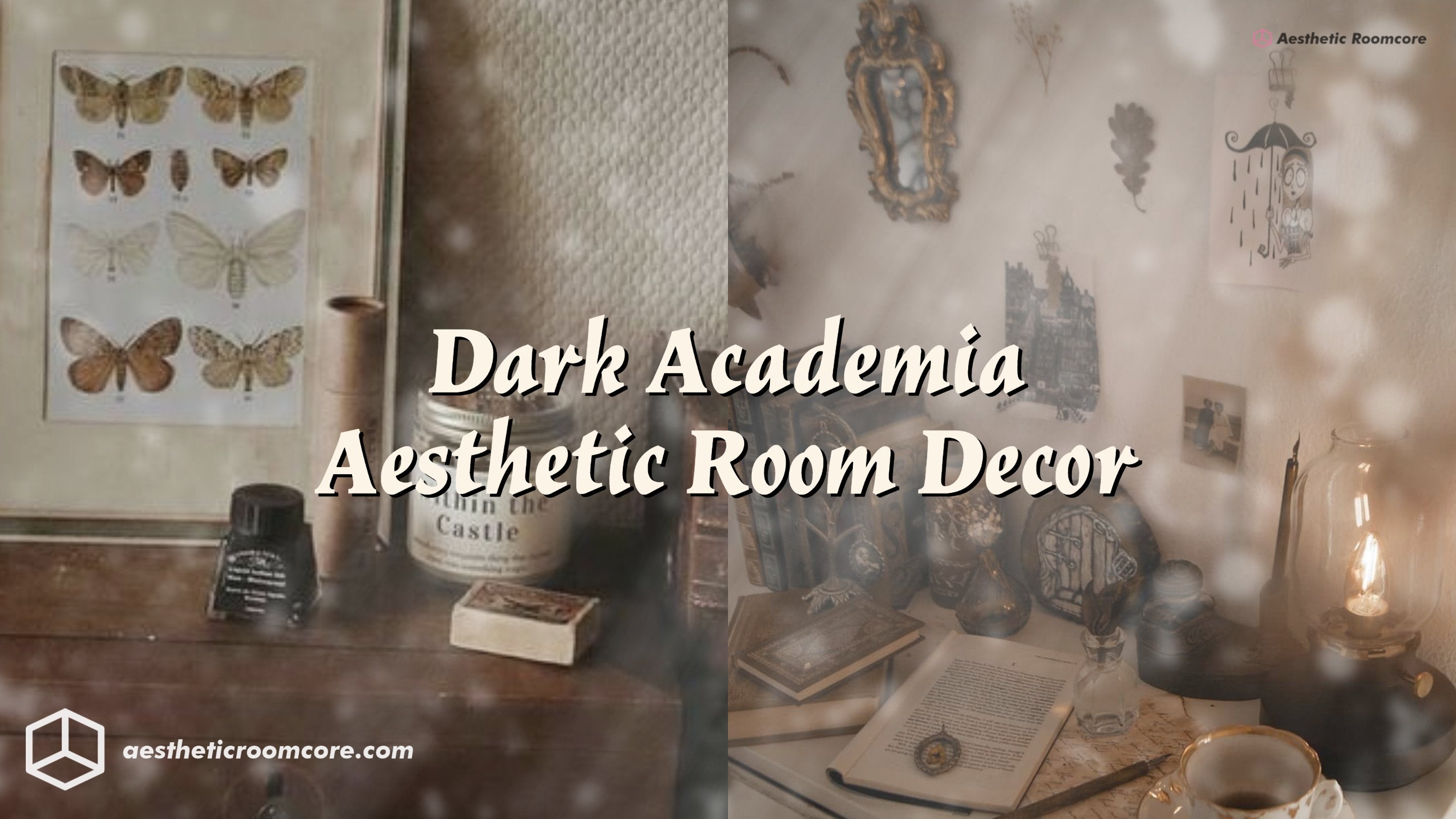 Dark Academia Room Decor Light Academia Room Decor Dark Academia Decor  Brown Dar