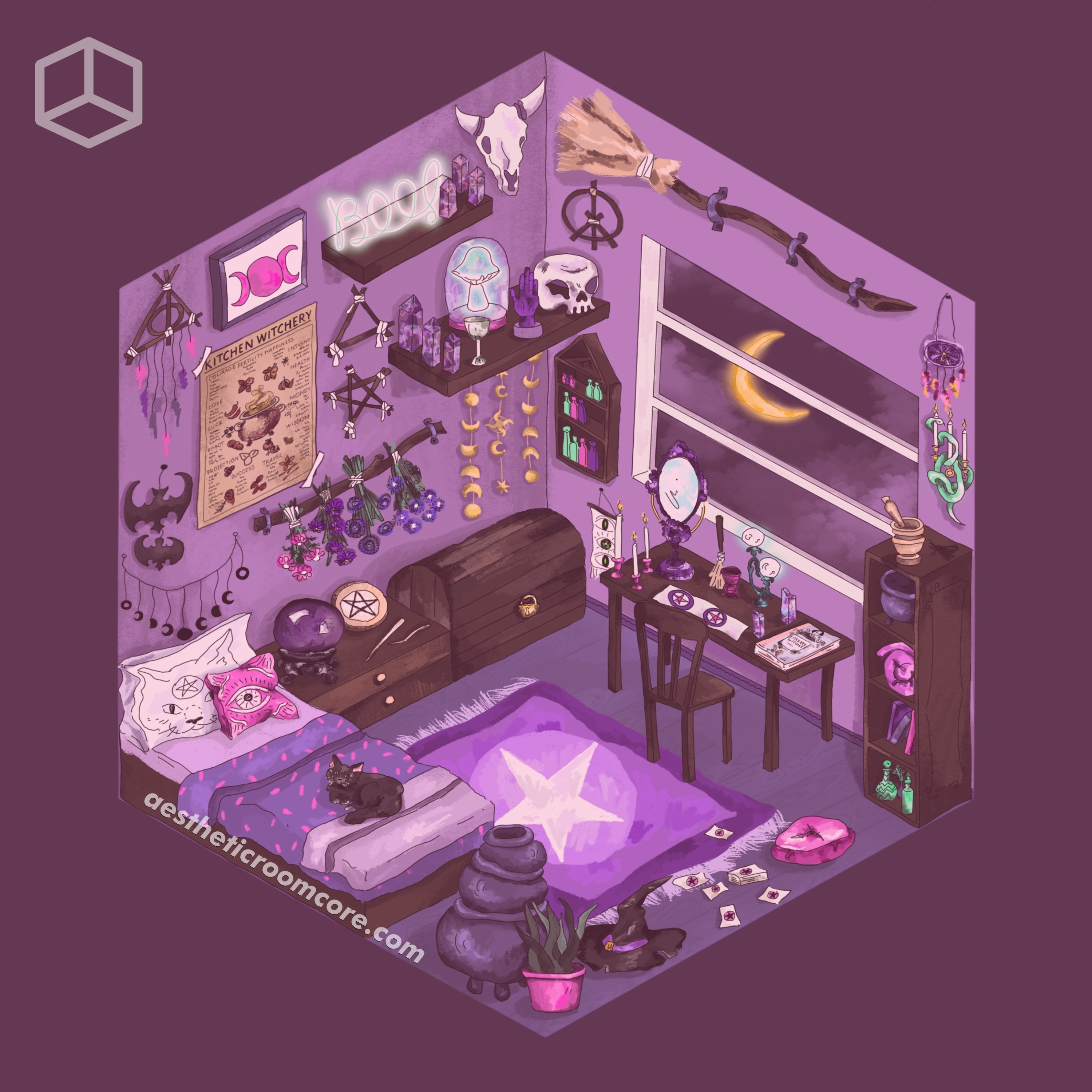 Witchy Bedroom  Fairycore Room