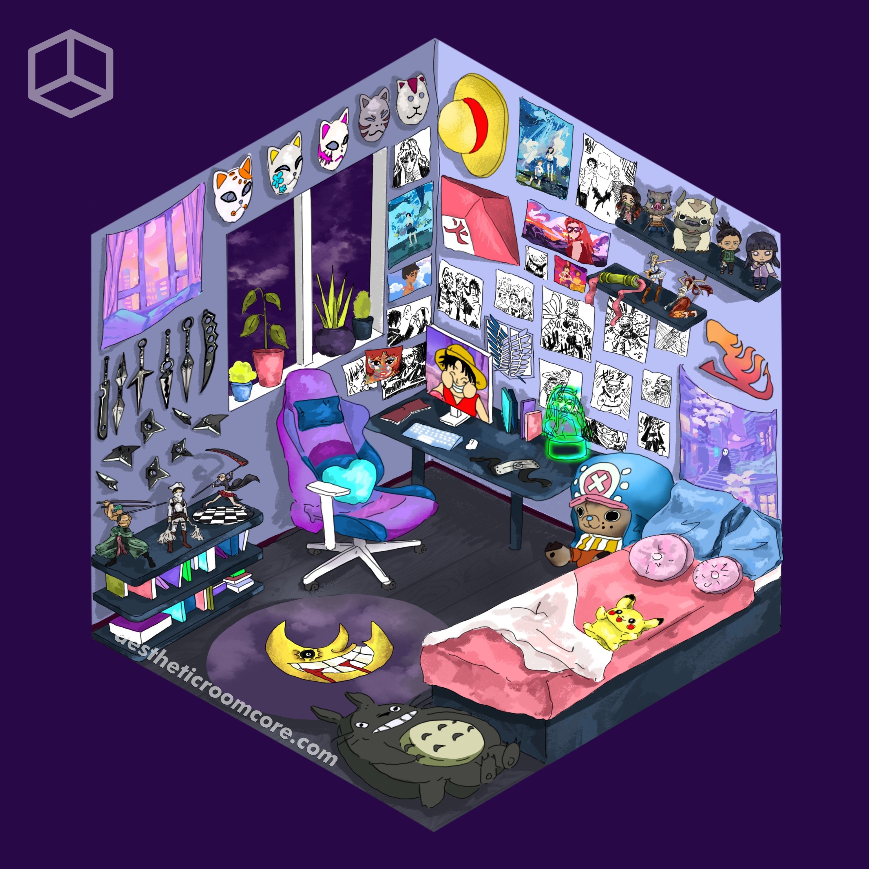 Anime Room Decor Aesthetic Room Ideas