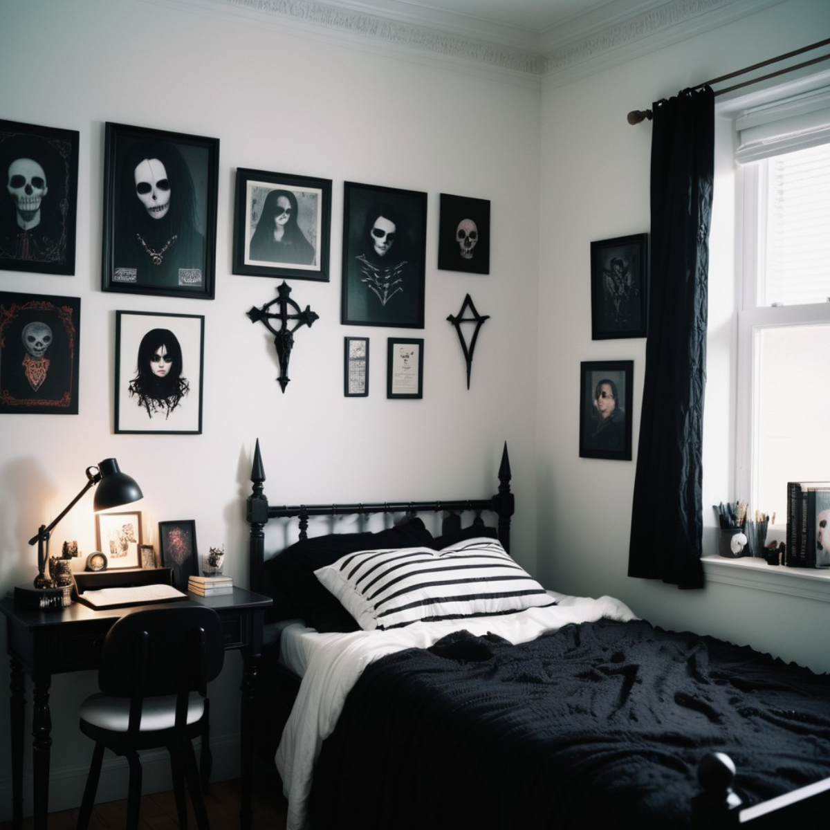 Gothic bedroom ideas sale