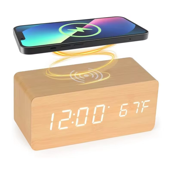 Phone Charging Alarm Clock | Aesthetic Room Decor