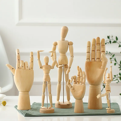 Artsy Wooden Figures | Aesthetic Room Decor