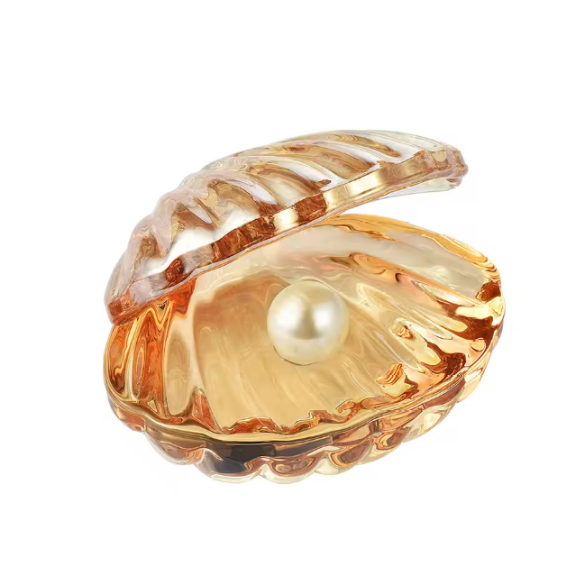 Crystal Seashell Jewelry Holder | Aesthetic Room Decor
