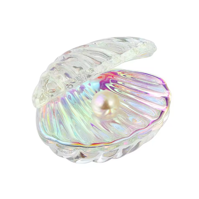 Crystal Seashell Jewelry Holder | Aesthetic Room Decor