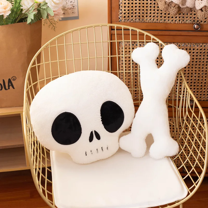 Skeleton Cushion | Aesthetic Room Decor