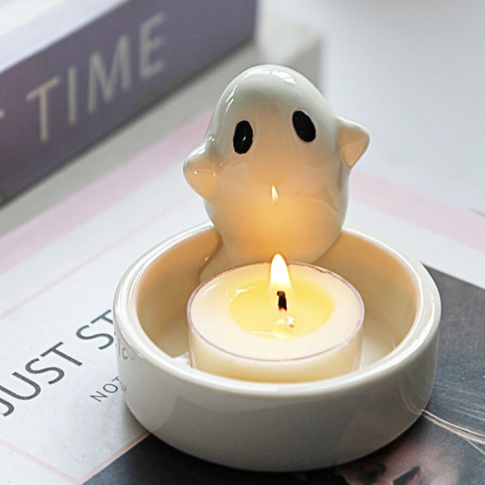Ghost Tea Light Holder | Aesthetic Room Decor
