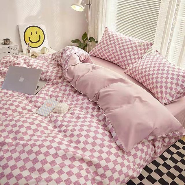 Plaid Bedding Set | Aesthetic Bedding Set