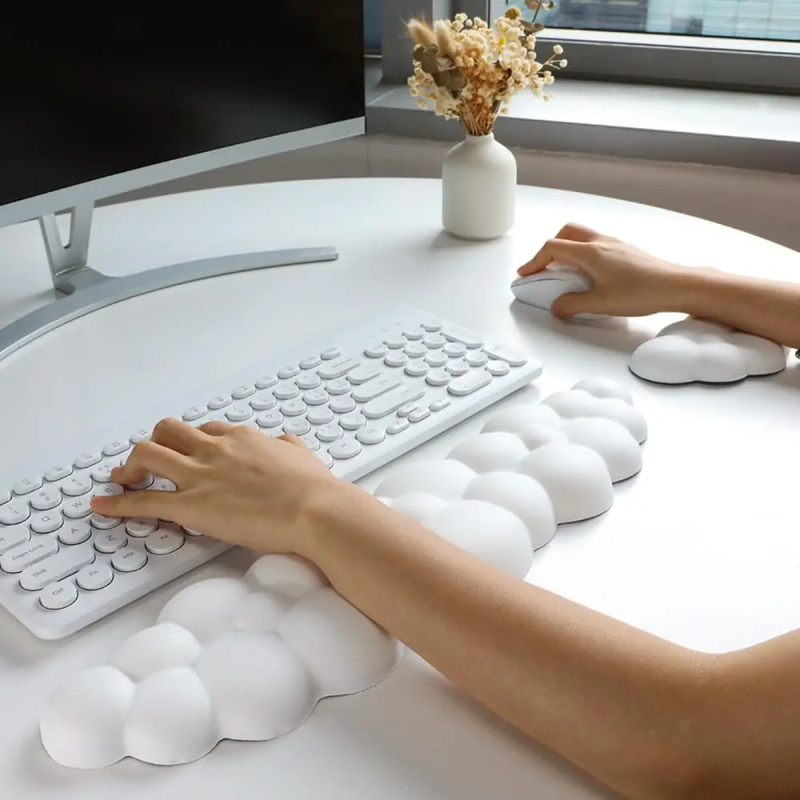 Cloud Keyboard Wrist Rest | Aesthetic Room Decor