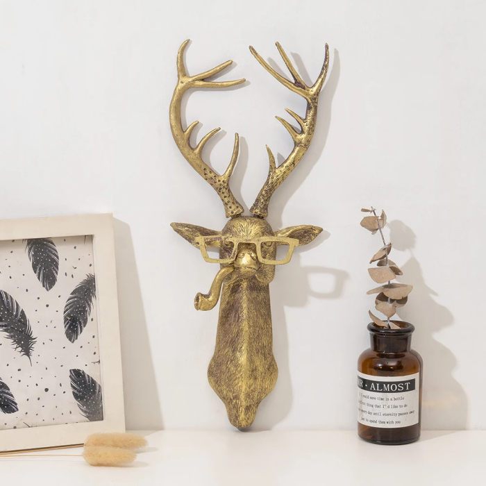 Golden Animal Wall Decor | Aesthetic Room Decor