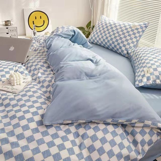 Plaid Bedding Set | Aesthetic Bedding Set
