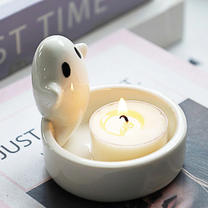 Ghost Tea Light Holder | Aesthetic Room Decor