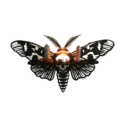 Death Moth Wall Shelf | Aesthetic Room Decor