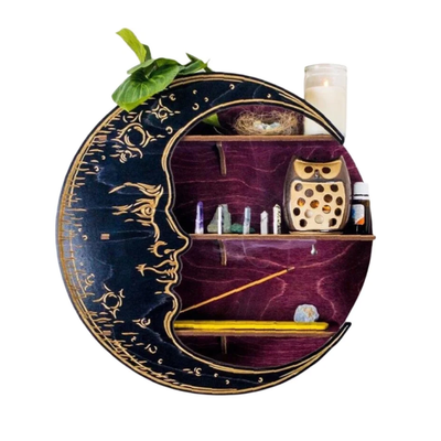 Spiritual Moon Shelf | Aesthetic Room Decor