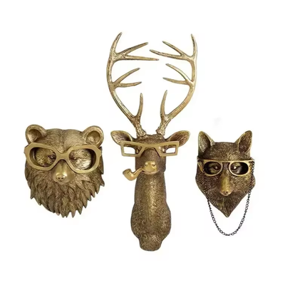 Golden Animal Wall Decor | Aesthetic Room Decor