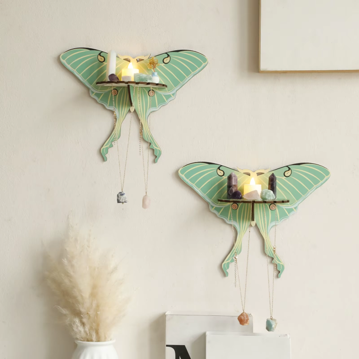 Fairycore Butterfly Shelf | Aesthetic Room Decor