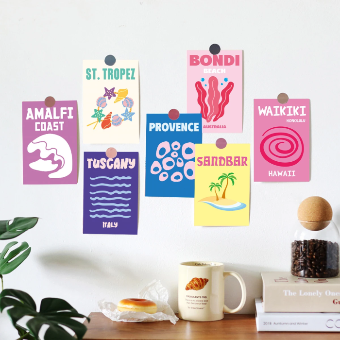 Travel Wall Collage | Aesthetic Room Decor