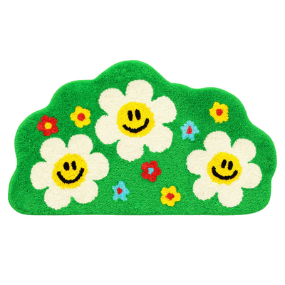 Indie Green Aesthetic Rug | Aesthetic Roomcore