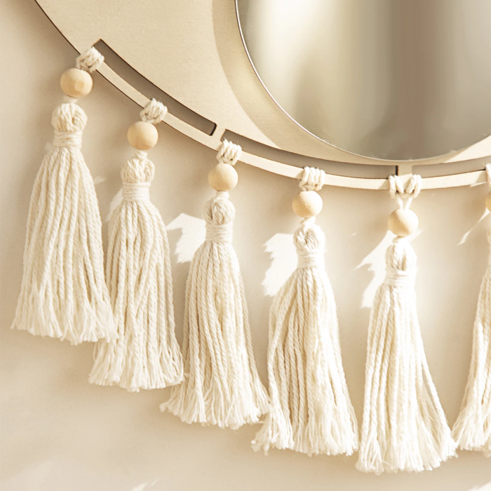 Macrame Eye Mirror | Aesthetic Room Decor