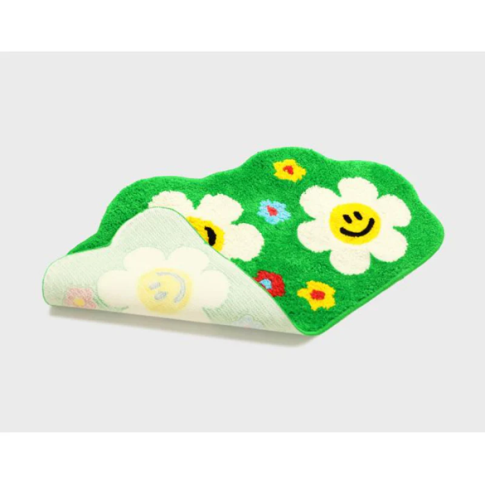Indie Green Aesthetic Rug | Aesthetic Roomcore