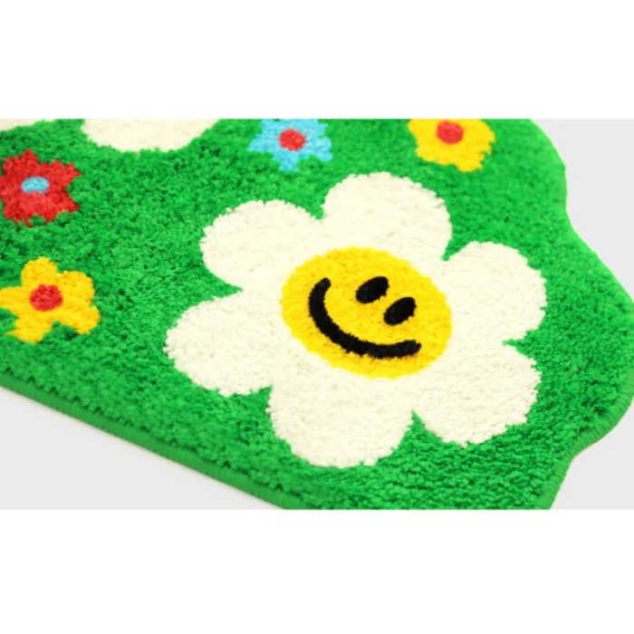 Indie Green Aesthetic Rug | Aesthetic Roomcore