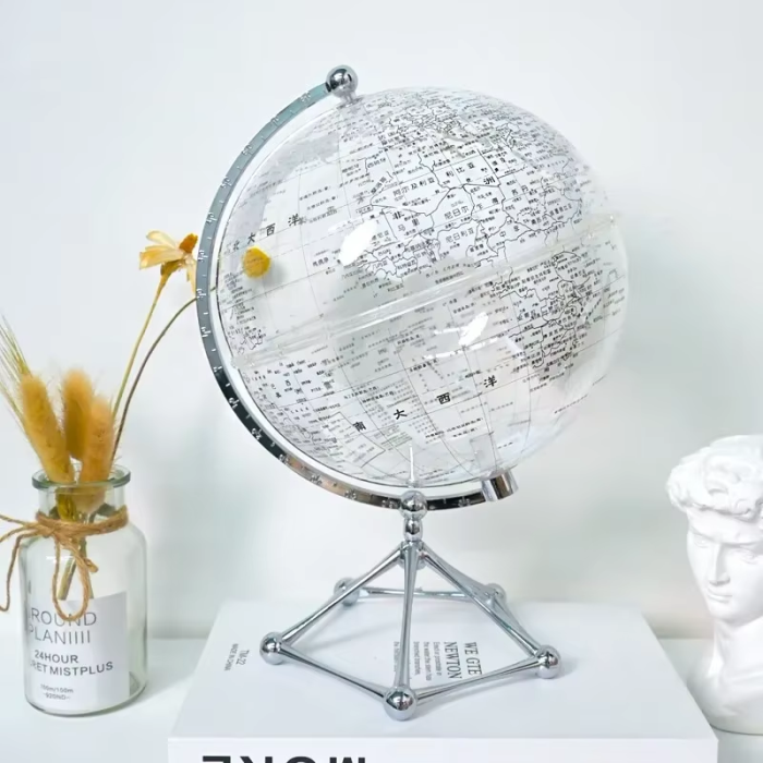 LED Transparent Globe | Aesthetic Room Decor