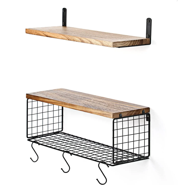 Double Level Wall Shelf | Aesthetic Room Decor