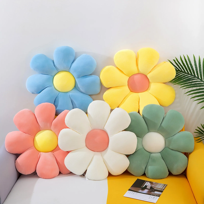 Plush Flower Cushion | Aesthetic Room Decor