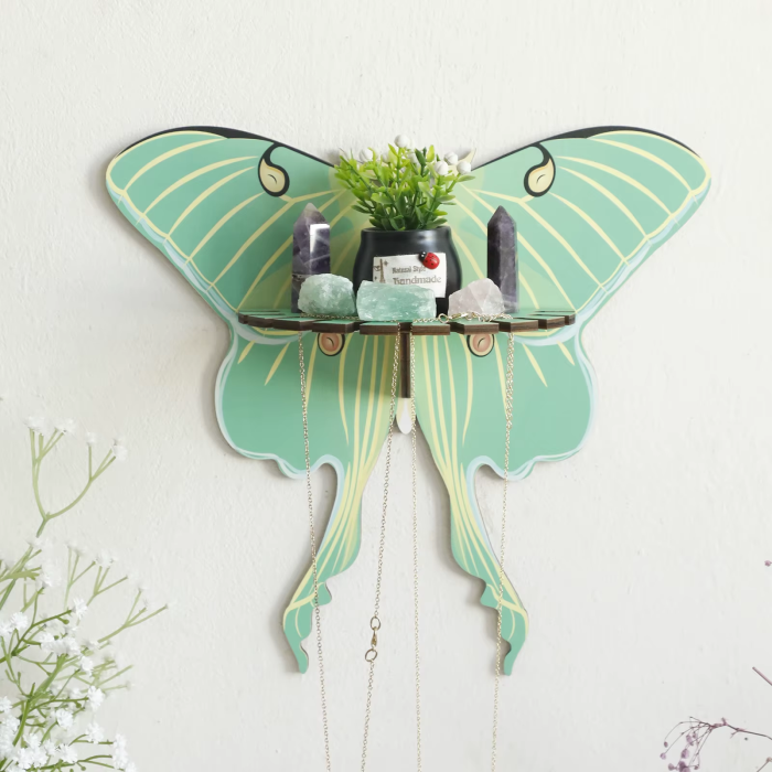 Fairycore Butterfly Shelf | Aesthetic Room Decor