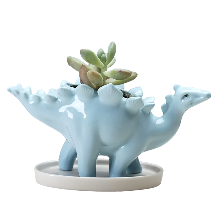 stegosaurus plant pot Stegosaurus Flower Pot