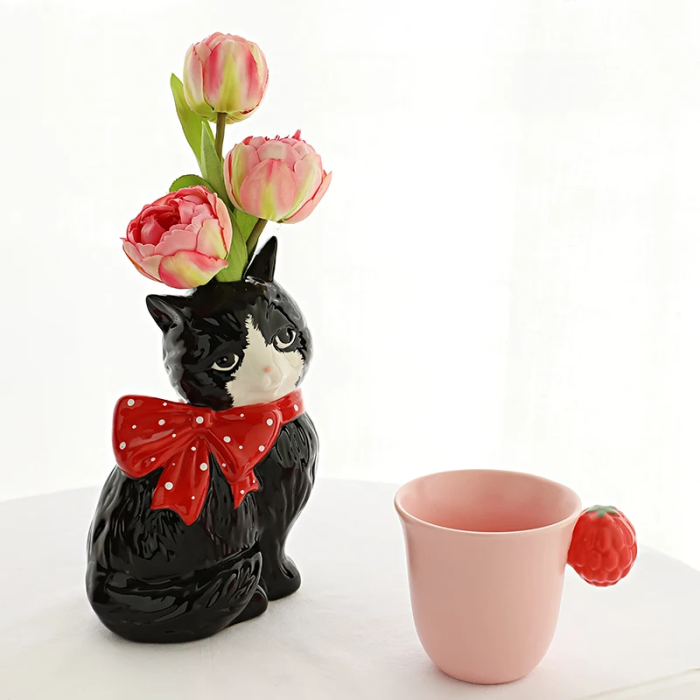 Kitty Vase | Aesthetic Room Decor
