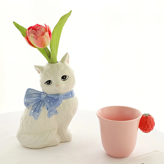 Kitty Vase | Aesthetic Room Decor