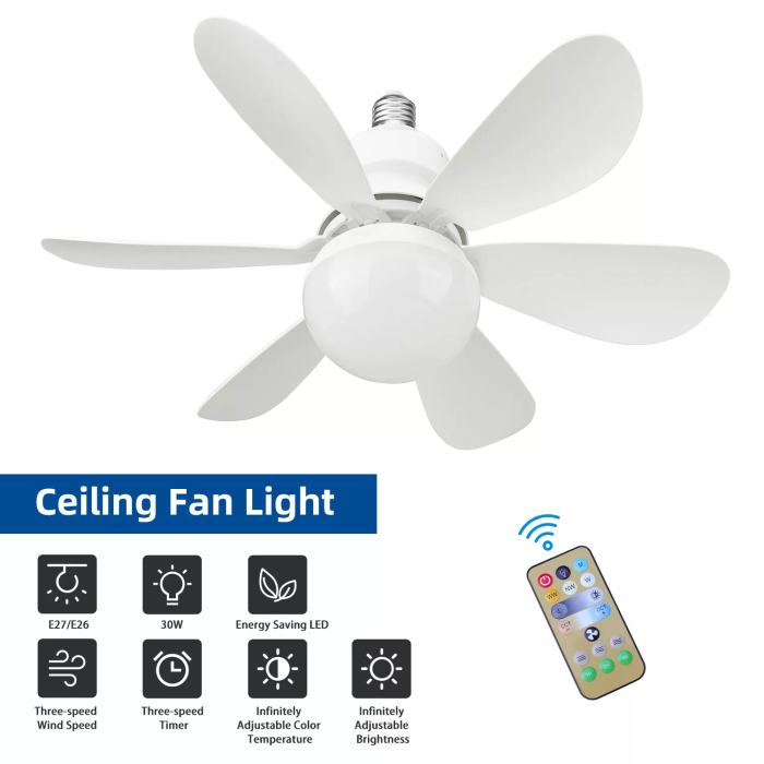 LED Ceiling Fan | Aesthetic Room Decor