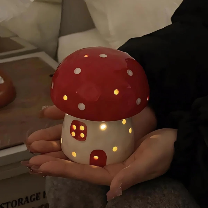 Aesthetic Mushroom Night Light | Aesthetic Room Decor