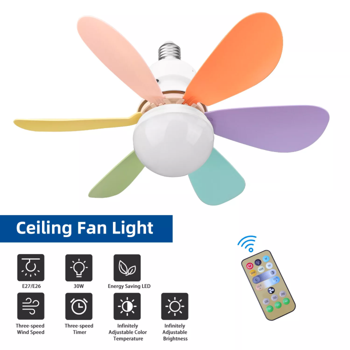 LED Ceiling Fan | Aesthetic Room Decor