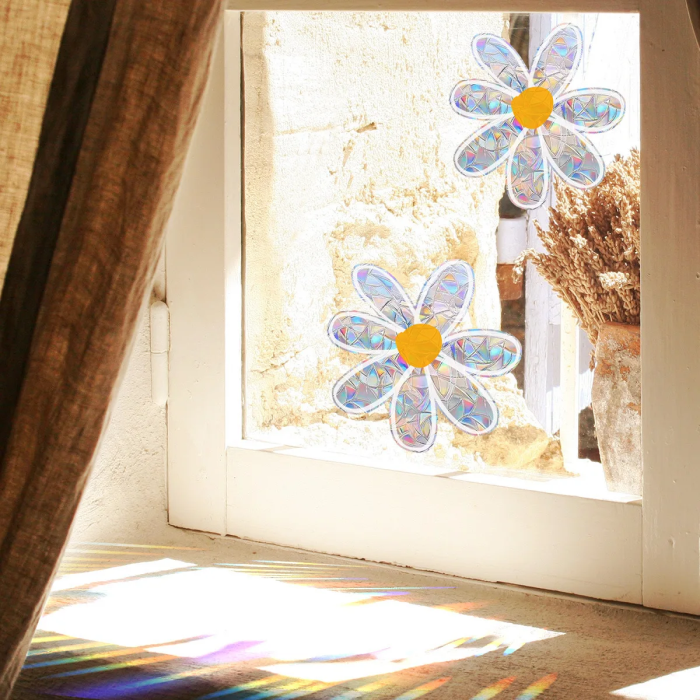 Daisy Sun Catcher Stickers | Aesthetic Room Decor