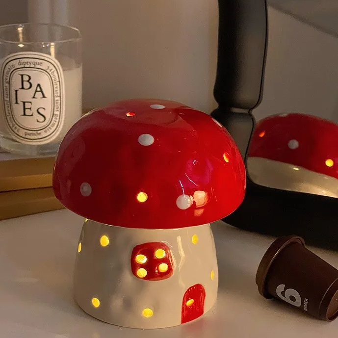 Aesthetic Mushroom Night Light | Aesthetic Room Decor