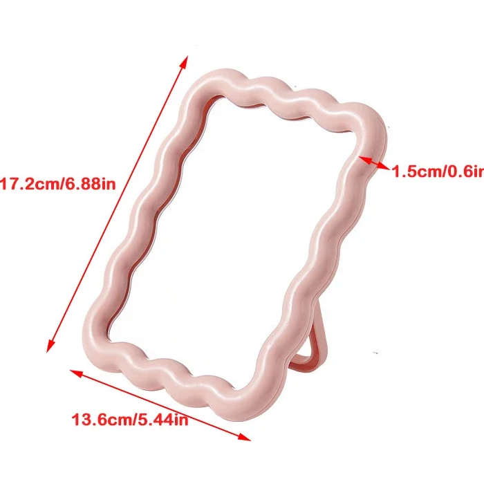 Pastel Wavy Mirror