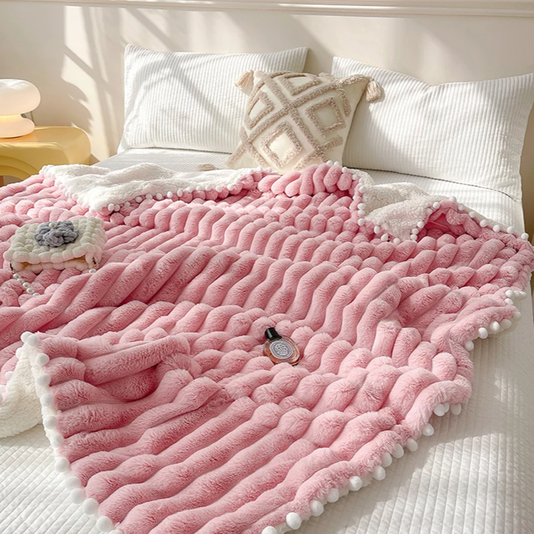 Cozy Fluffy Blanket | Aesthetic Room Decor