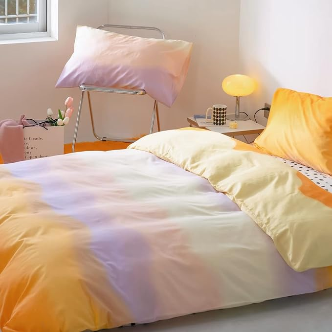 Gradient Waves Bedding Set | Aesthetic Room Decor