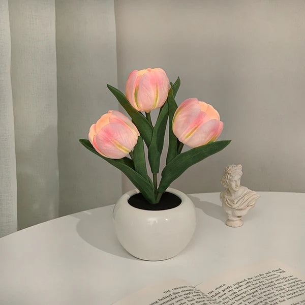 Cute Tulip Night Light | Aesthetic Night Light