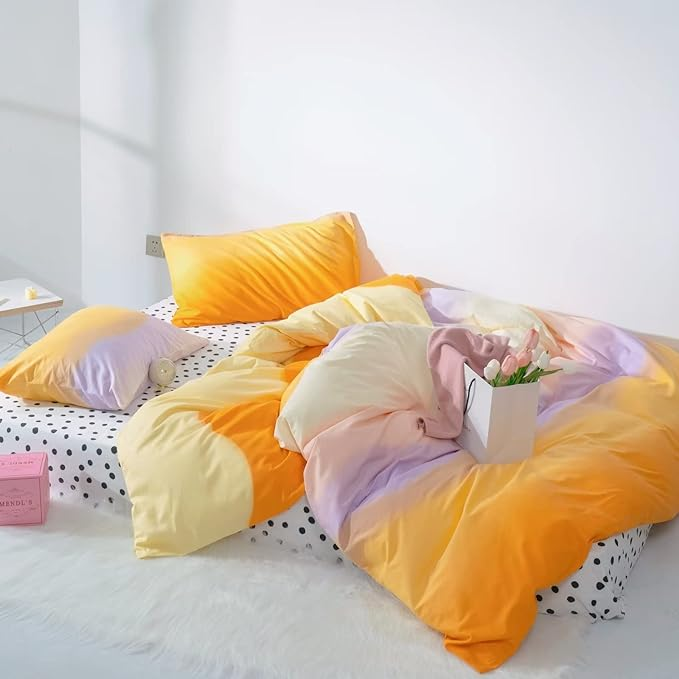 Gradient Waves Bedding Set | Aesthetic Room Decor