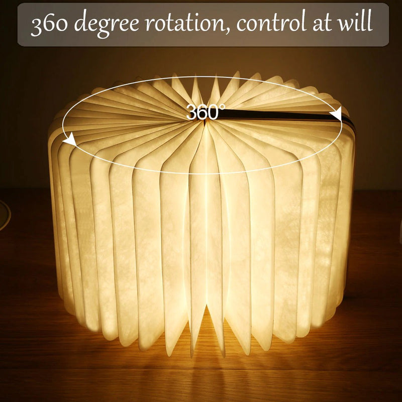 Open Book Bedside Lamp