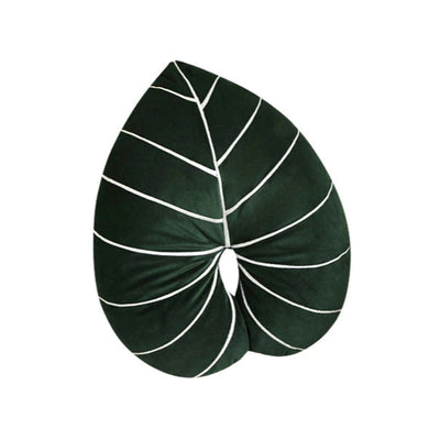 Monstera Plush Pillow | Leaf Pillow