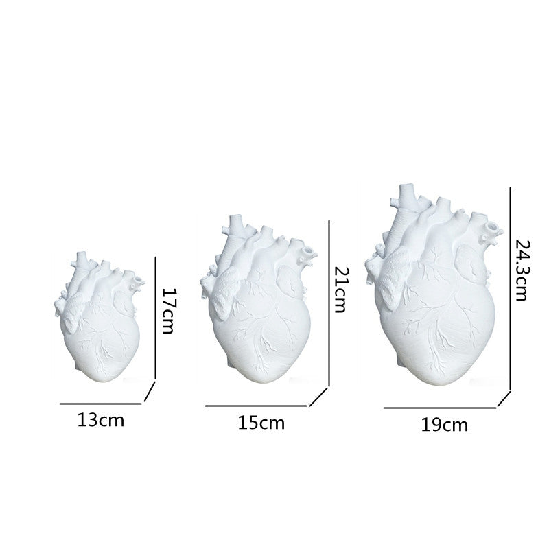 Human Heart Vase - Aesthetic Roomcore