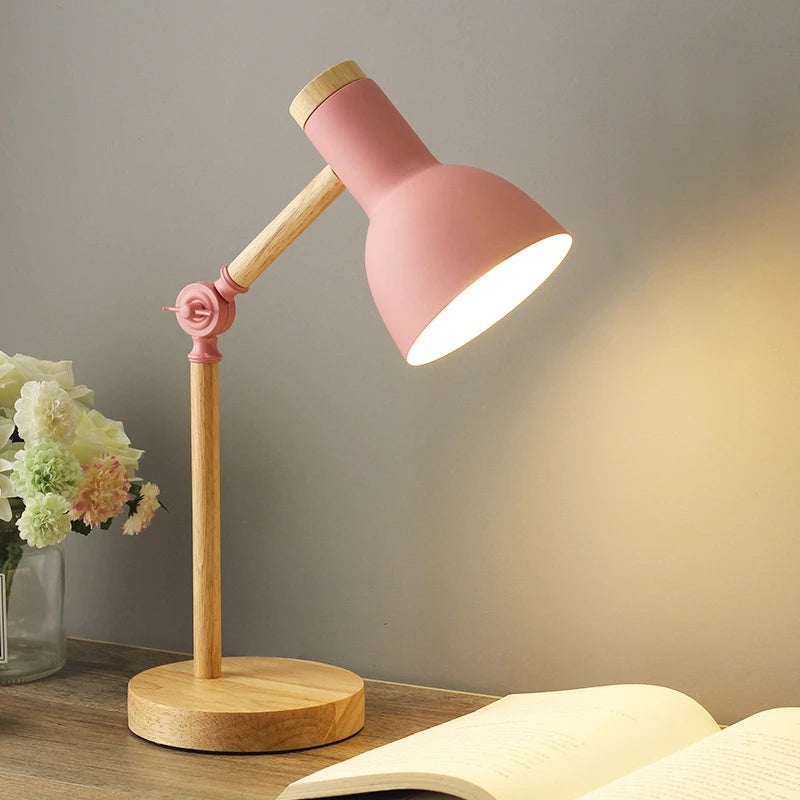 wooden desk lamps