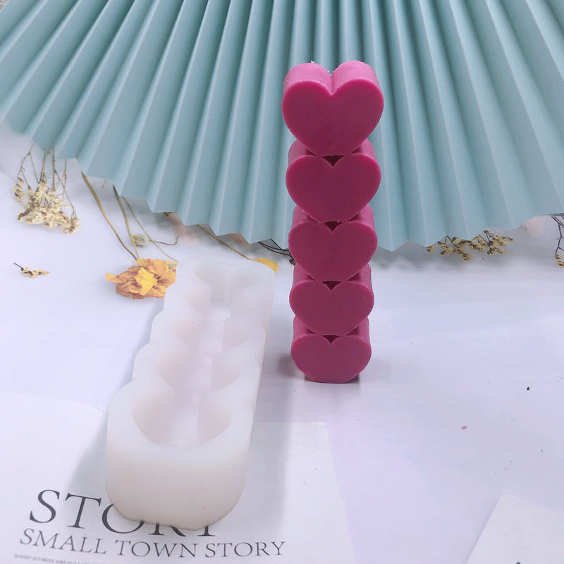Heart Shape Candle Mold