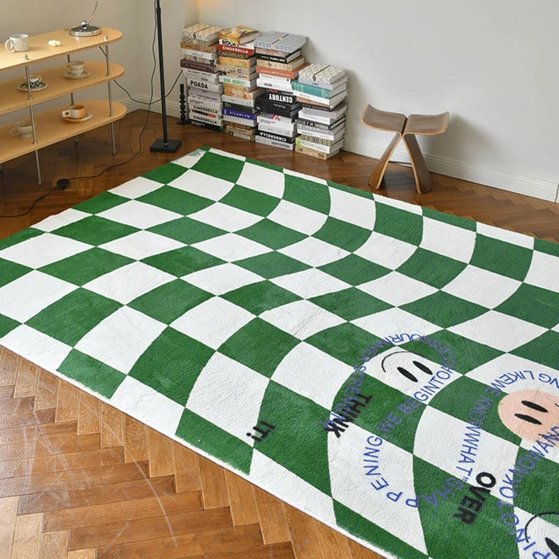 Retro Checkered Rug | Aesthetic Rugs