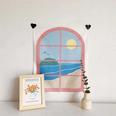 Aesthetic Window Tapestry - Style A
