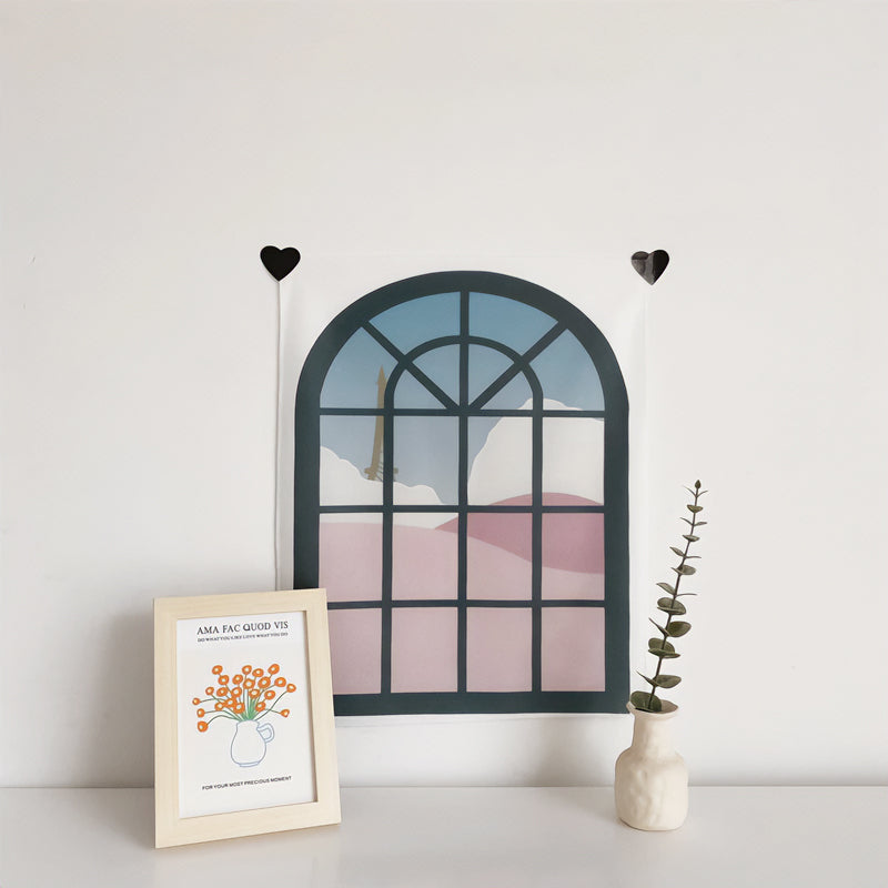 Aesthetic Window Tapestry - Style C